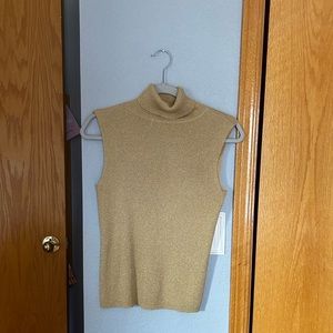 vintage 90s gold sparkly top